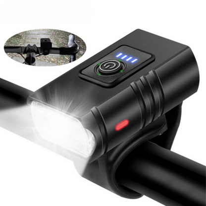 Bright USB Rechargeable Bike Front Light - Hehif