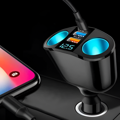 Fast Dual USB Car Charger 12V 24V Adapter