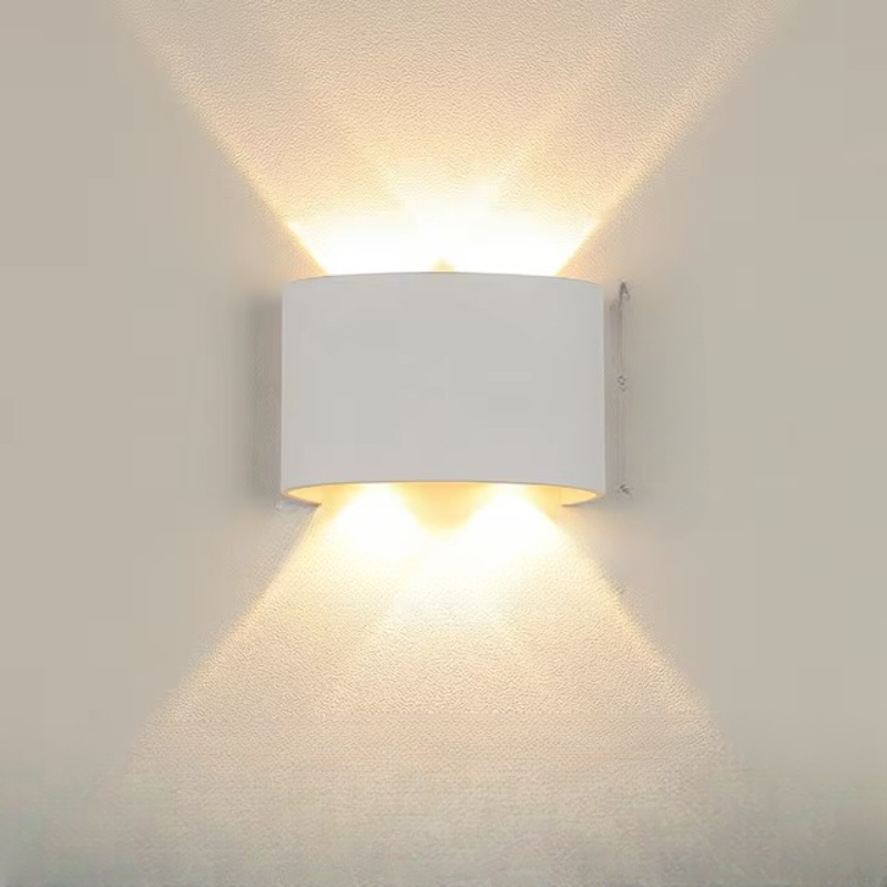 Contemporary LED Wall Light - Adjustable Indoor Sconce