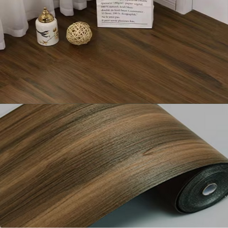 Easy Install Wood Pattern Waterproof Wall Paper - Hehif