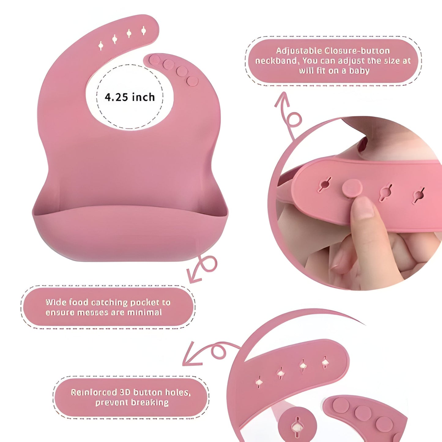 Easy Clean Baby Food Set for Self Feeding