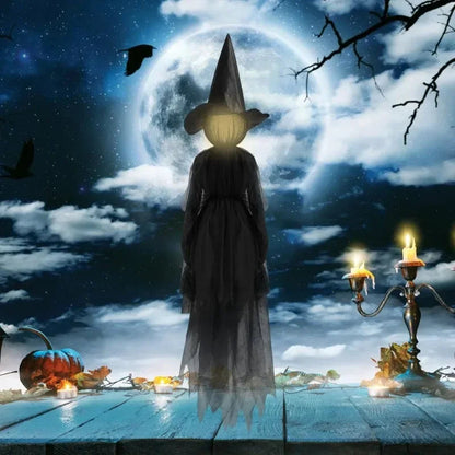 Spooky LED Witch Figure Decoration
