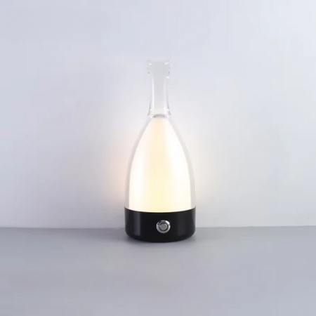 Wireless Wine Bottle Table Lamp with Bluetooth Speaker