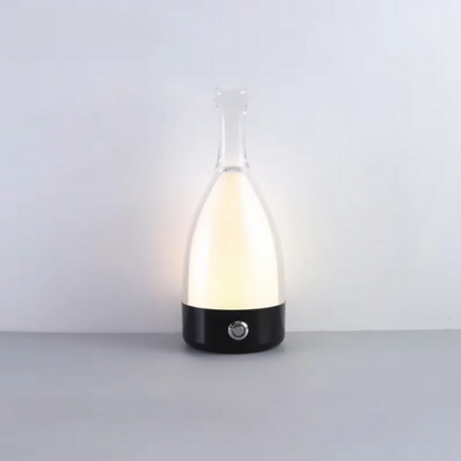 Wireless Wine Bottle Table Lamp with Bluetooth Speaker