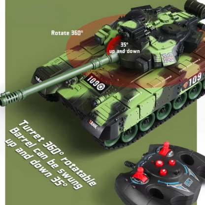 Big Remote Control Battle Tank Toy for Boys