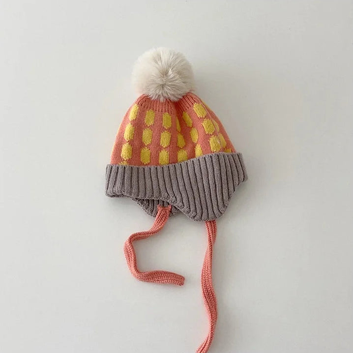 Warm Kids Winter Earflap Beanie Cap