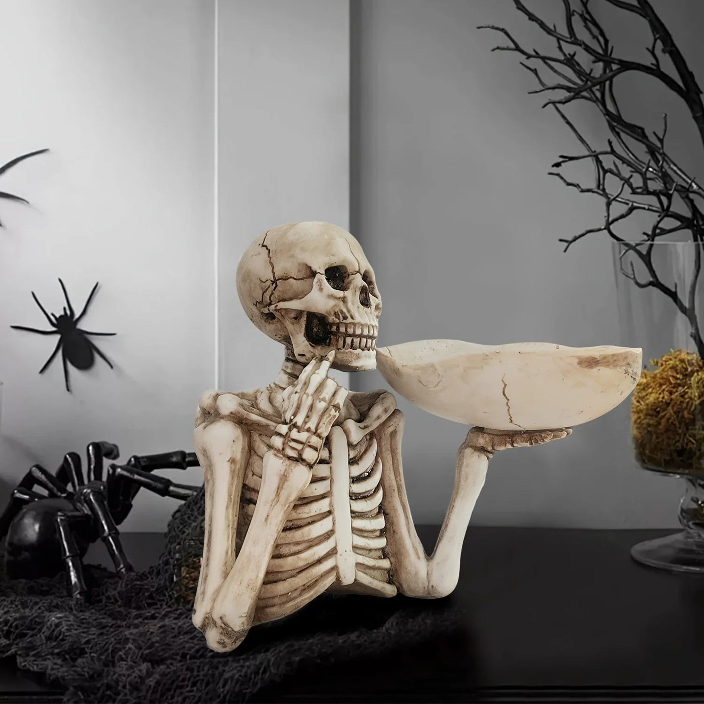 Creepy Skull Candy Dish