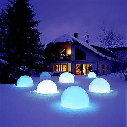 Waterproof Solar Globe Lamp - 16 Color LED Outdoor Light