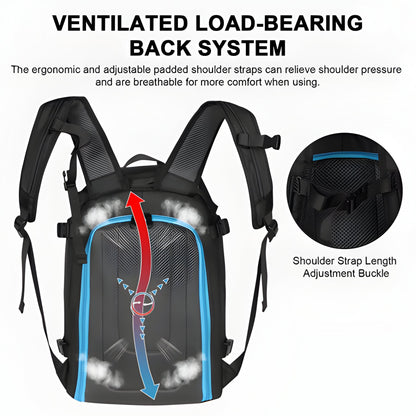 Spacious Ski Boot Bag 13.2 Gallon Water Resistant Backpack
