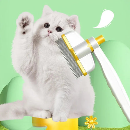 Easy Grooming Pet Brush with Gentle Rotating Pins - Hehif