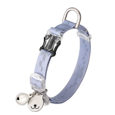 Comfortable Stretch Cat Collar with Quick Release Buckle