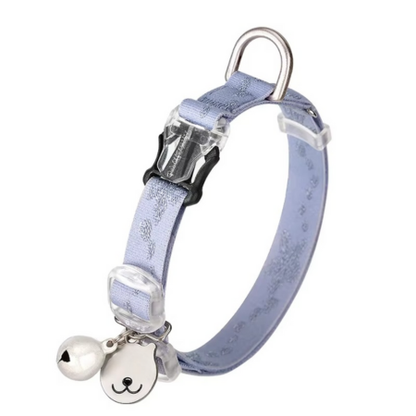 Comfortable Stretch Cat Collar with Quick Release Buckle