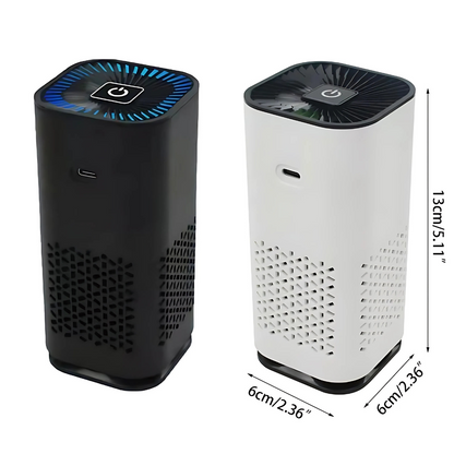 Compact Air Purifier with HEPA Filter for Home Travel