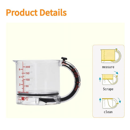 Practical Adjustable Kitchen Measuring Cup Set