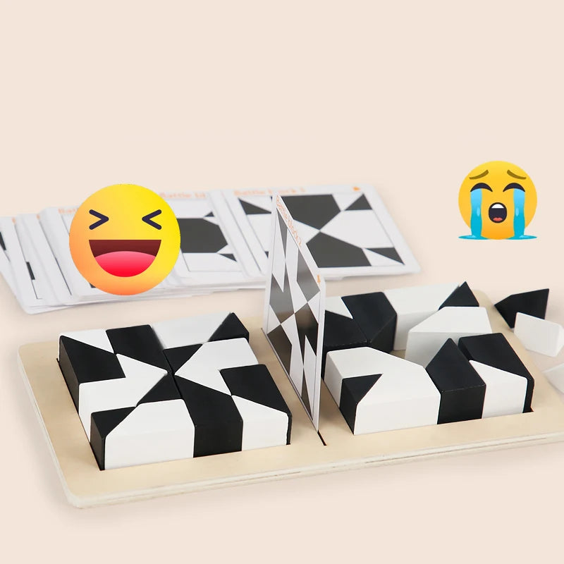 Classic Interlocking Wooden Brain Teaser Blocks
