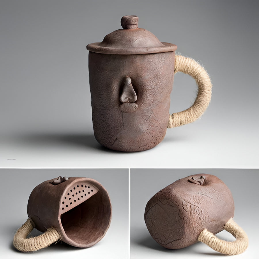 Artisan Large Stoneware Coffee Mug Set