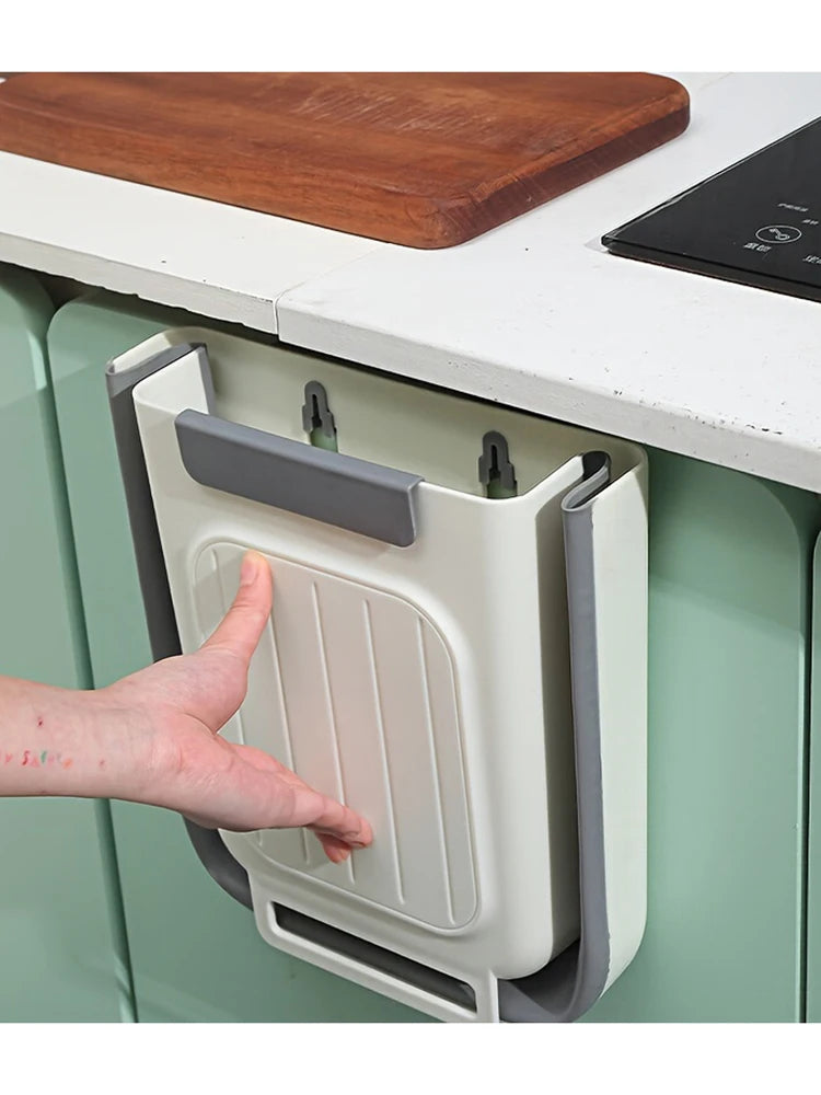 Space Saving Foldable Kitchen Waste Can