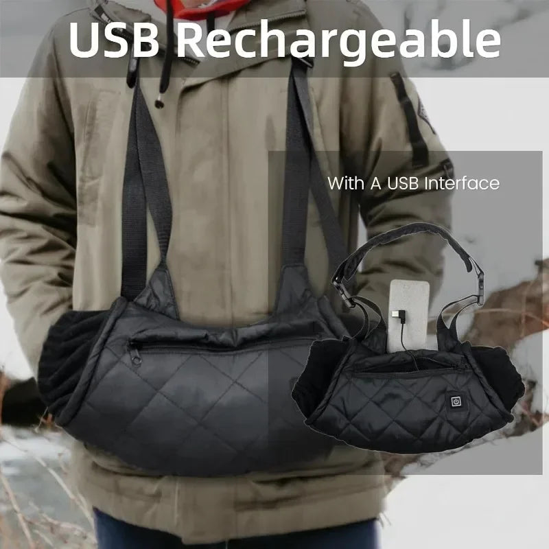 Rechargeable Warm Hand Muff with Thermostatic Control