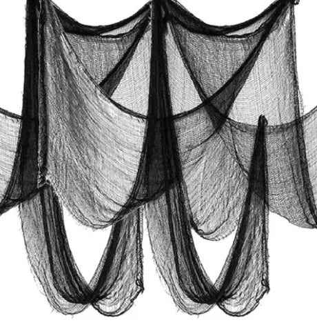 Spooky Black Halloween Wall Hanging Curtain