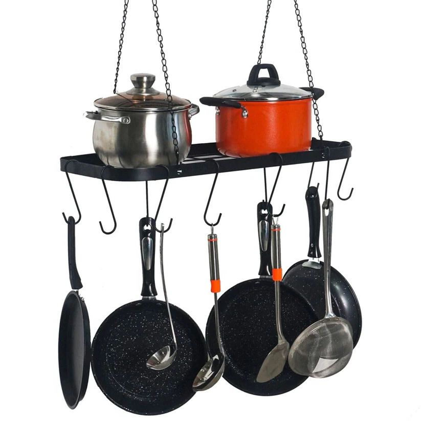 Big Kitchen Pot Pan Storage Rack Organizer