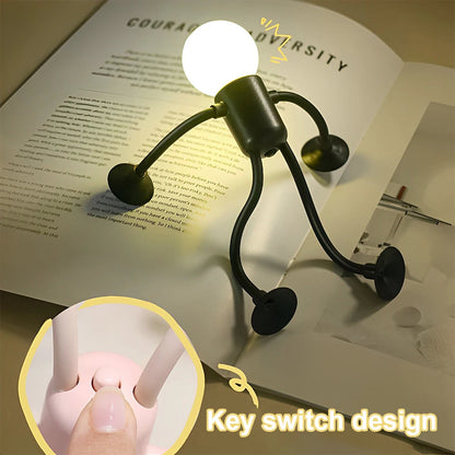 Flexible Fun Character Table Lamp with Suction