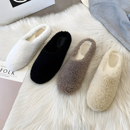 Warm Fuzzy Sheepskin Women's Winter Slippers