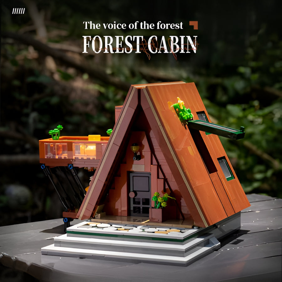 Fun DIY Wooden House Building Kit Blocks Set