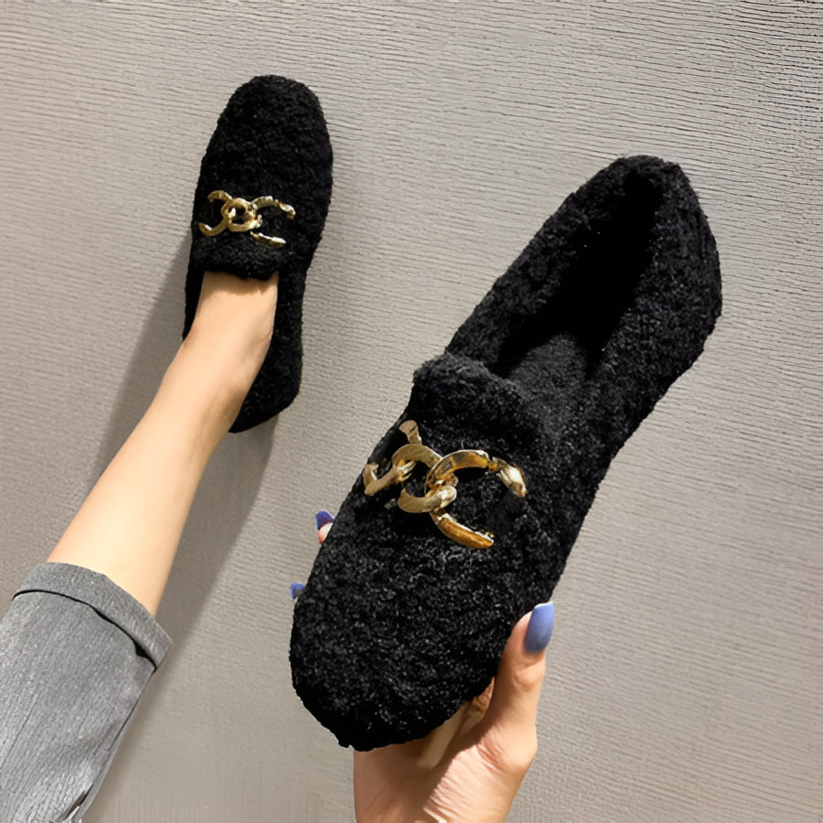 Cozy Women's Slipper Moccasins with Soft Fleece Inside