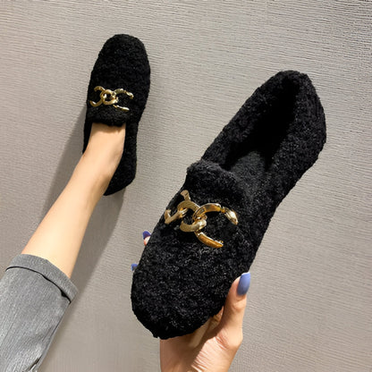 Cozy Women's Slipper Moccasins with Soft Fleece Inside