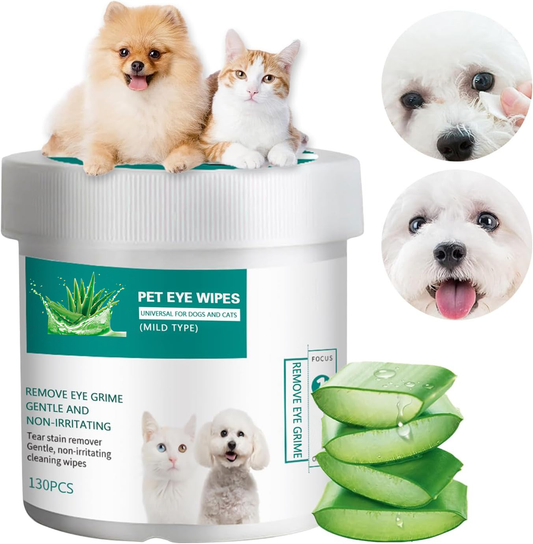 Gentle Pet Eye Cleaning Wipes - Hehif