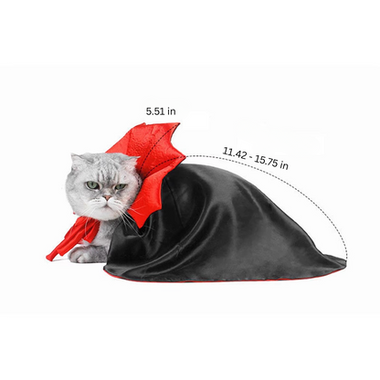 Pet Friendly Halloween Cloak Costume for Cats Dogs