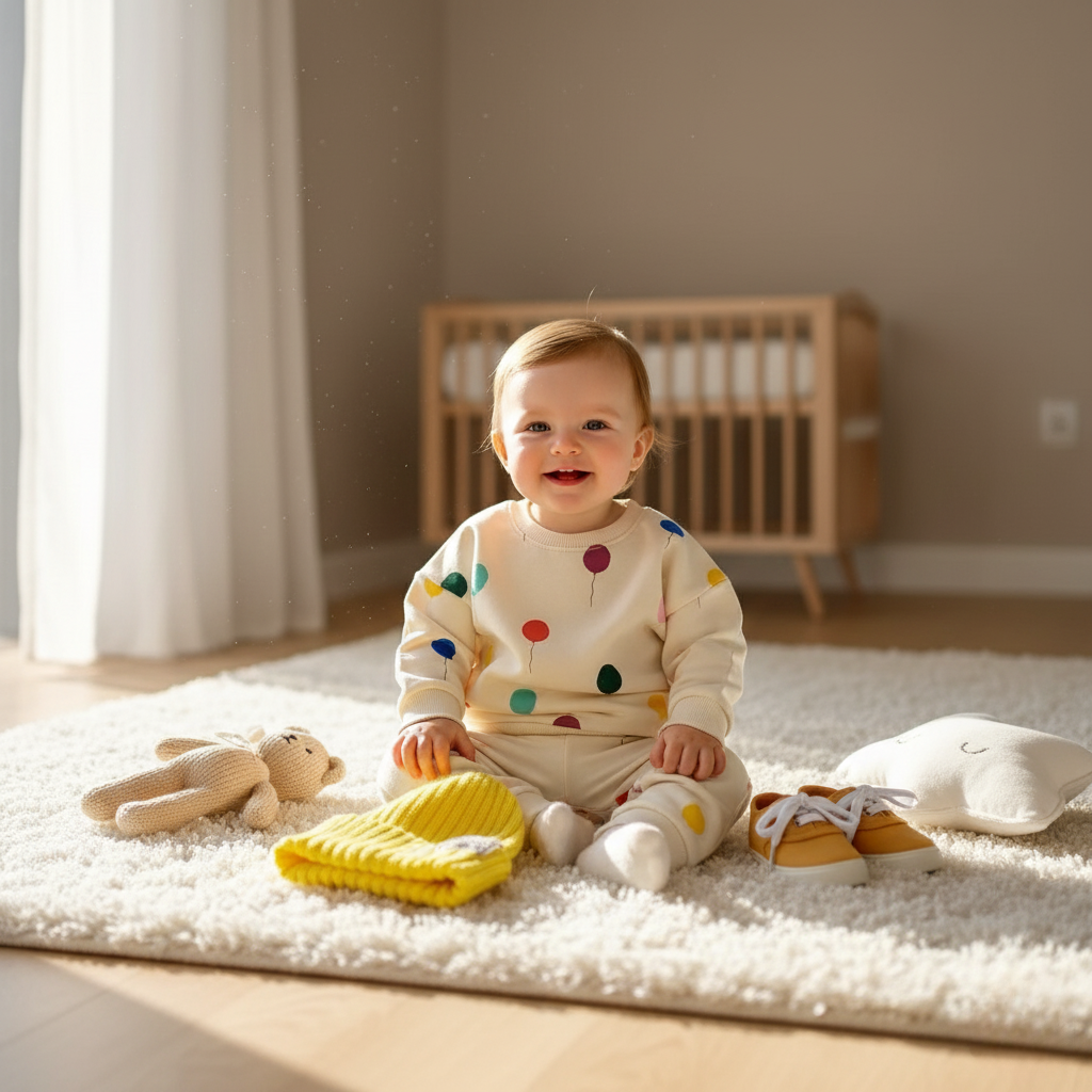 Soft Hoodie and Pant Set for Baby and Toddler