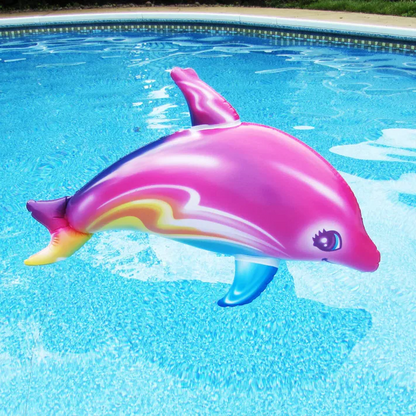 Vibrant Pool Float Dolphin Toy - Hehif