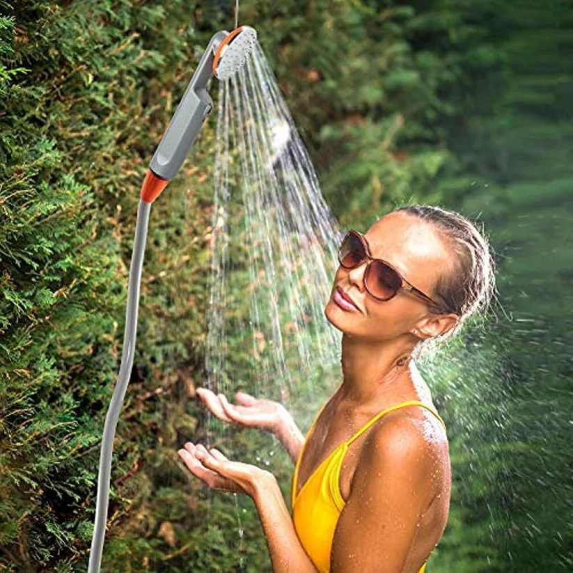 Portable Outdoor Camping Travel Shower Kit - Hehif