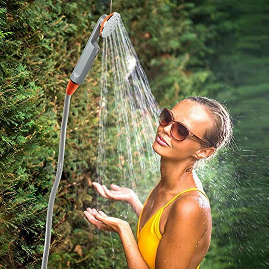 Portable Outdoor Camping Travel Shower Kit - Hehif