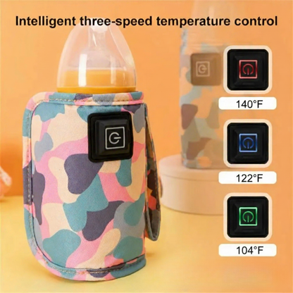 Portable Baby Bottle Warmer and Thermal Tote Bag