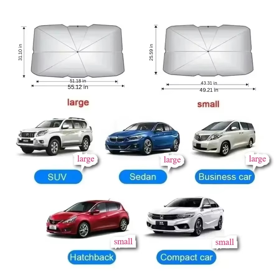 Premium Auto Windshield Sun Shade Protector
