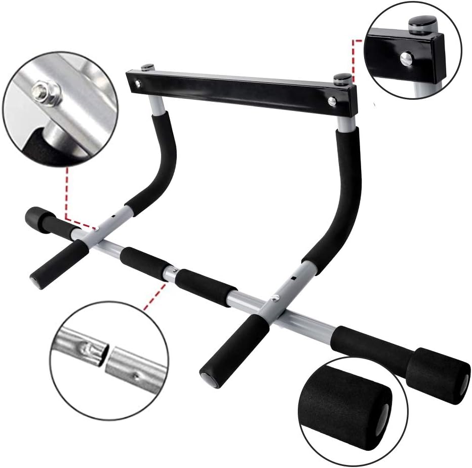 Strong Home Pull Up Bar | Durable Steel, Multiple Grips