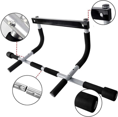 Strong Home Pull Up Bar | Durable Steel, Multiple Grips