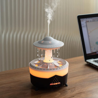 Colorful Cloud Mist Essential Oil Diffuser Lamp - Hehif