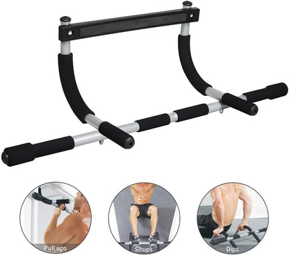 Strong Home Pull Up Bar | Durable Steel, Multiple Grips