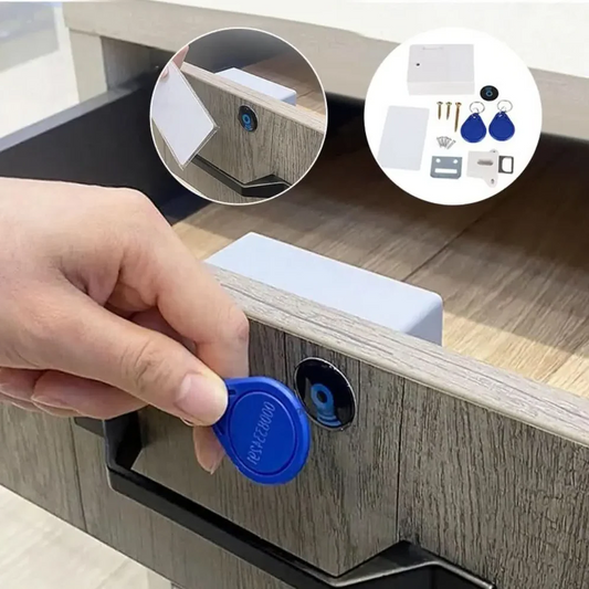 Secure Digital Lock Wood File Cabinet - Hehif