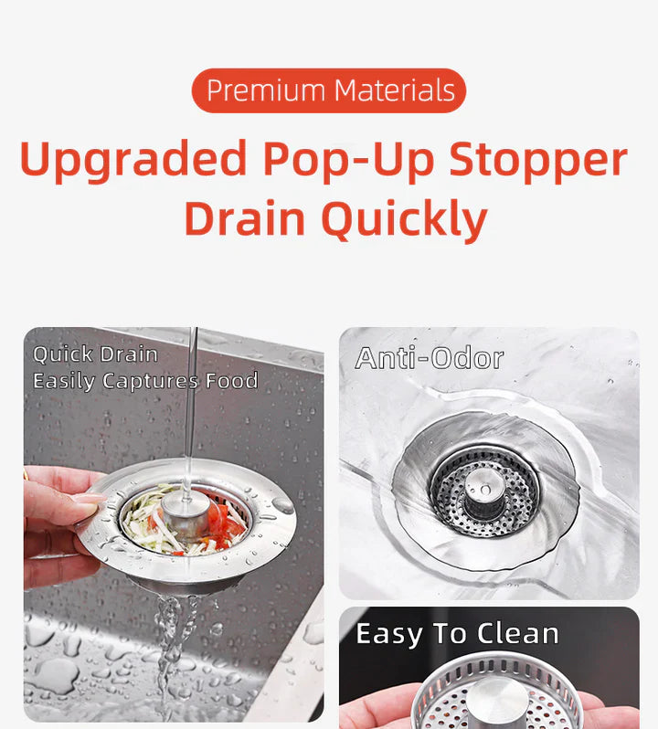 Stainless Steel Sink Basket Filter