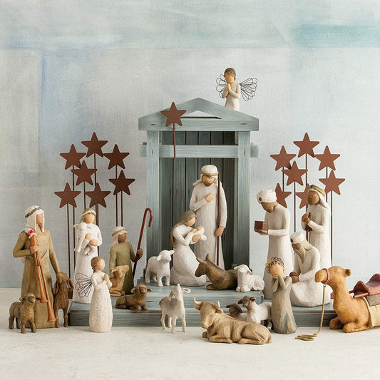 Christmas Holy Family 20pc Figurine Set - Hehif