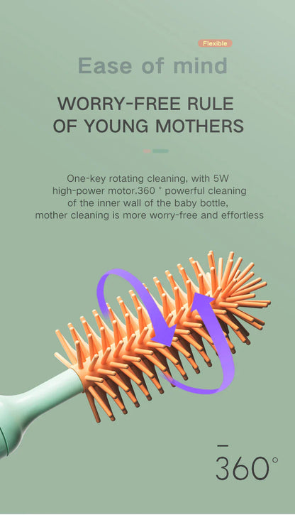 Soft Baby Bottle Cleaner Brush