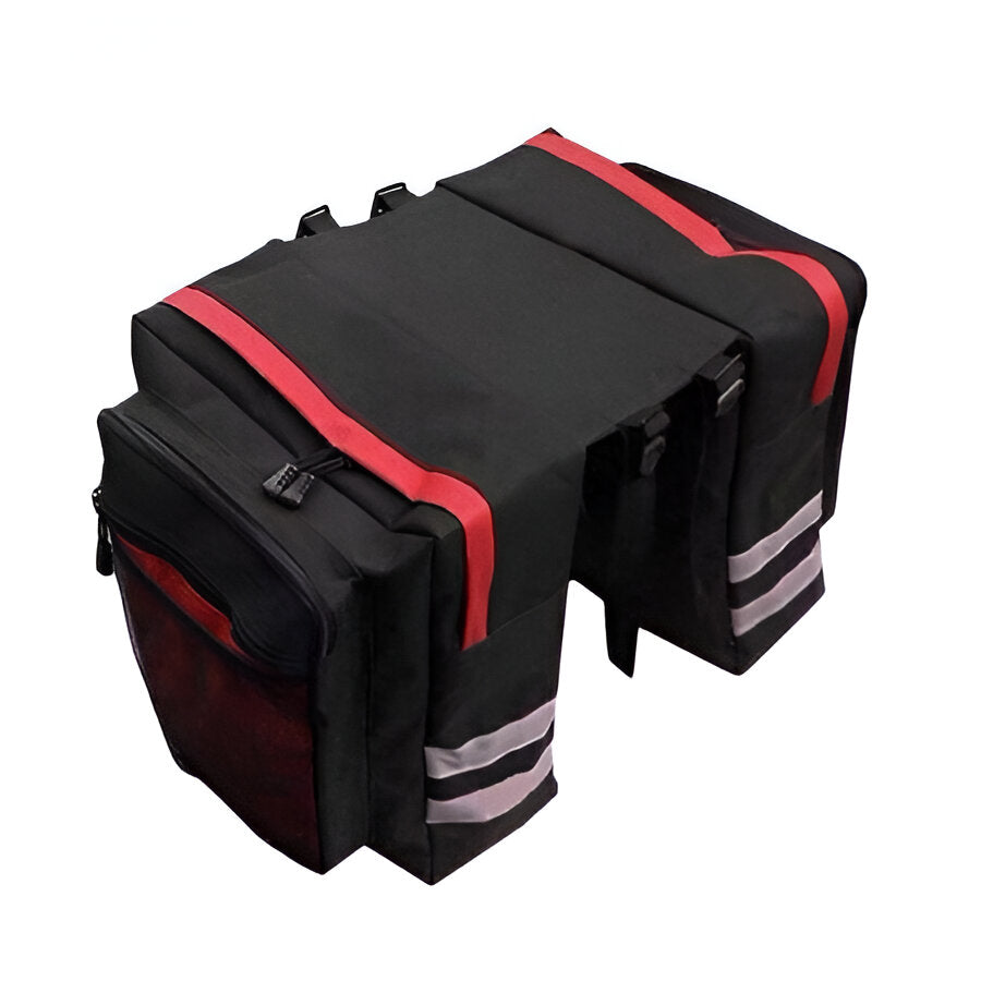 Universal Bike Trunk Bag with Double Sided Panniers