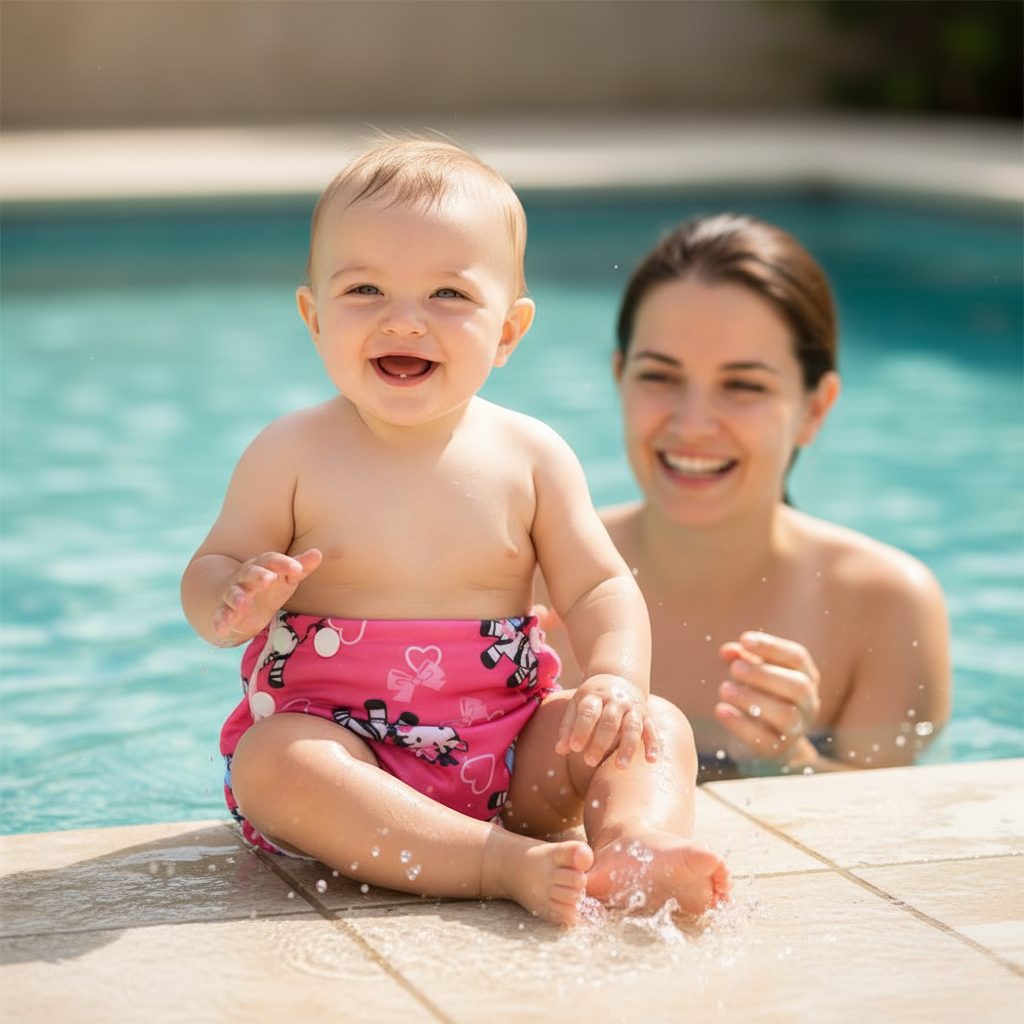 Soft Adjustable Baby Swim Diaper Waterproof Swim Pant