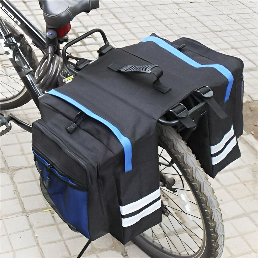 Universal Bike Trunk Bag with Double Sided Panniers - Hehif