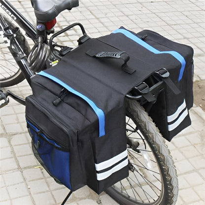 Universal Bike Trunk Bag with Double Sided Panniers - Hehif