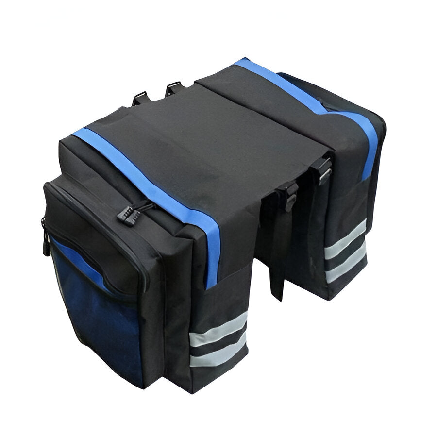 Universal Bike Trunk Bag with Double Sided Panniers